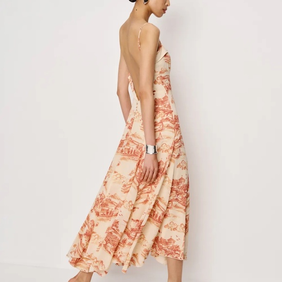 NWT Reformation Fredo Dress Pink - Size 0